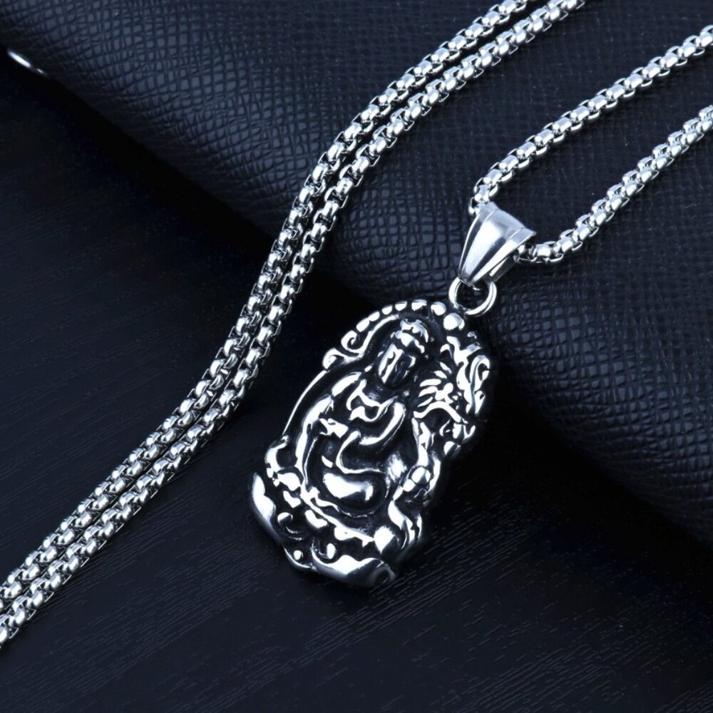 Shakyamuni Buddhist Necklace for Men, BL55590005